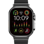 Lenyes LW-238 Smart Watch Modern Square Design Stainless Steel Band Black OLED Touchscreen 2.03 Inch Display Android Wear 2.9 - Lenyes