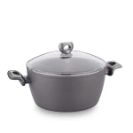 Korkmaz Nora Ceramic Pot 28x13.7 cm 7.2 Liters Scratch Resistant High Heat Resistant Eco Friendly Cooking - Korkmaz