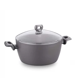 Korkmaz Nora Ceramic Pot 28x13.7 cm 7.2 Liters Scratch Resistant High Heat Resistant Eco Friendly Cooking