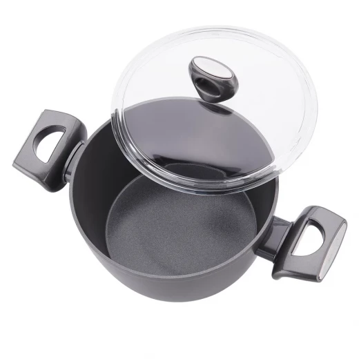 Korkmaz Nora Ceramic Pot 28x13.7 cm 7.2 Liters Scratch Resistant High Heat Resistant Eco Friendly Cooking - Korkmaz - Image 4