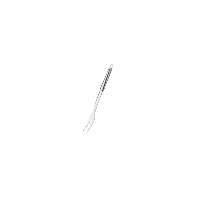 Korkmaz Twisty Stainless Steel Serving Fork for Modern Kitchens and Elegant Dining, Dishwasher Safe, Durable Utensil for Appetizers, Meats, and Salads, 10.5 Inch Length - Korkmaz