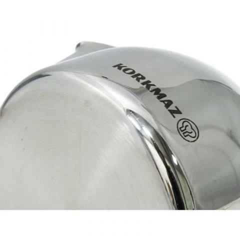 Korkmaz Pera Stainless Steel Milk Pot with Insulated Handle 0.42 Quart Turkish Made - Korkmaz - Image 3