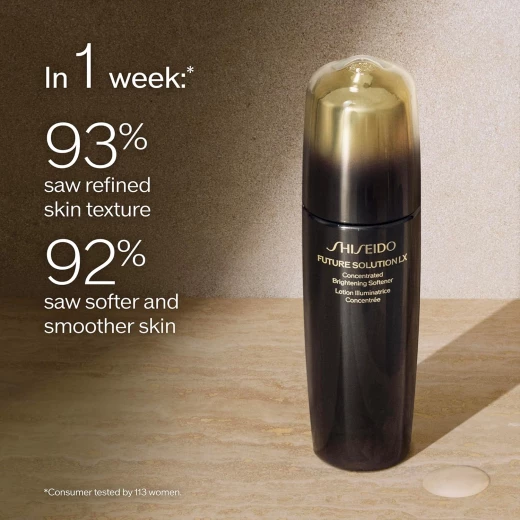Shiseido Future Solution LX Concentrated Brightening Softener Anti-Aging Facial Lotion for All Skin Types 170 mL - Shiseido - Image 6