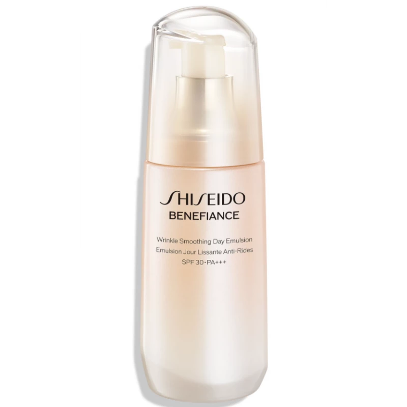 Shiseido Benefiance Wrinkle Smoothing Day Emulsion SPF 30 for Anti Aging and Deep Wrinkle Treatment - Shiseido