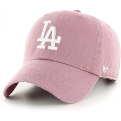 قبعة 47 براند MLB لوس أنجلوس دودجرز وردي بنفسجي 100% قطن قابلة للتعديل