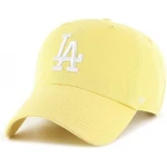 قبعة بيسبول 47 براند LA Dodgers CLEAN UP بلون أصفر ذرة قطن بحزام قابل للتعديل للبالغين - 47 براند