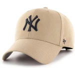 47 Brand New York Yankees MVP Baseball Cap Beige Khaki Adjustable Hook and Loop Closure Officially Licensed - 47 Brand