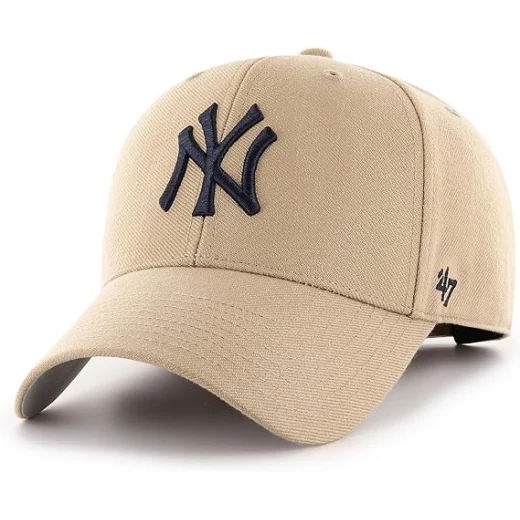 47 Brand New York Yankees MVP Baseball Cap Beige Khaki Adjustable Hook and Loop Closure Officially Licensed 47 Brand New York Yankees MVP Baseball Cap Beige Khaki Adjustable Hook and Loop Closure Officially Licensed