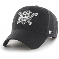 47 Brand Boston Red Sox Branson Metallic Mesh MVP Cap Black Adjustable One Size Fits Adults