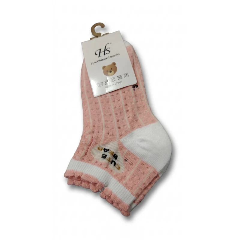 Kids Short Socks Soft Cotton Comfortable Breathable Stretch Fabric Ages 1 to 4 Everyday Wear Baby Toddler Socks Durable Lightweight Safe Skin Friendly Design Random Color Cute Multi Purpose Sock Pack - Wateen store