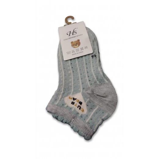 Kids Short Socks Soft Cotton Comfortable Breathable Stretch Fabric Ages 1 to 4 Everyday Wear Baby Toddler Socks Durable Lightweight Safe Skin Friendly Design Random Color Cute Multi Purpose Sock Pack - Wateen store - Image 2