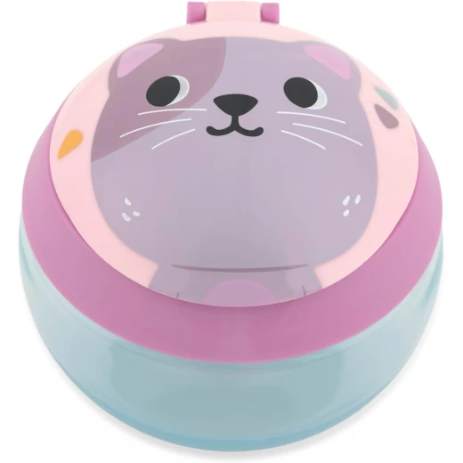 Skip Hop Baby Snack Container Mealtime Snack Cup 7.5oz Besties Squad Cat BPA-Free Dishwasher Safe - Skip Hop - Image 2