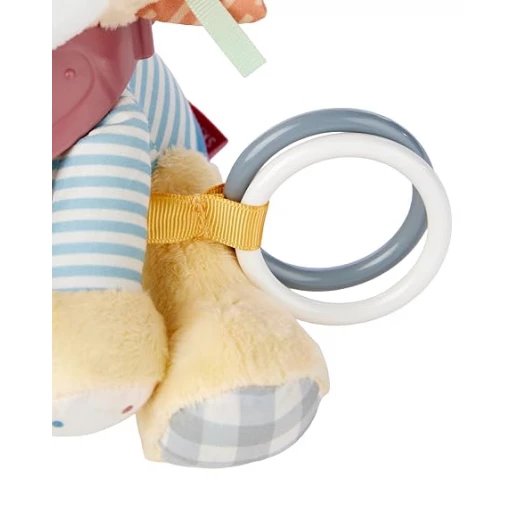 Skip Hop Bandana Buddies Baby Activity Toy Lion Multi-Sensory Play with Teether Rattles and Crinkle Sounds for Stroller and Car Seat Ages 0+ - Skip Hop - Image 2