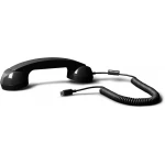 هاتف Native Union Pop Phone اللاسلكي بتصميم هاتف قديم مع USB-C لأجهزة iPhone و iPad واللابتوب والتابلت وأجهزة Samsung باللون الأسود - نيتف يونيون