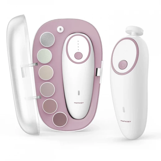 Momcozy Rechargeable Infant Electric Nail Trimmer – Pink Color Momcozy Rechargeable Infant Electric Nail Trimmer – Pink Color