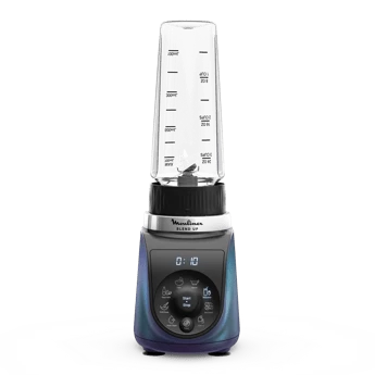 MOULINEX Blend Up Mini Blender 1000W | 8 Automatic Programs, Powerful High-Speed Blending, Smoothies, Shakes, Ice Crushing, Food Preparation, Portable Bottles, Easy Cleaning & Everyday Use - MOULINEX - Image 5