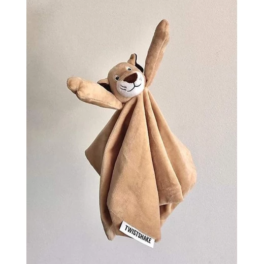 Twistshake Baby Comfort Blanket and Toy Lion Design Soft Polyester 33x33 cm - Twistshake - Image 5