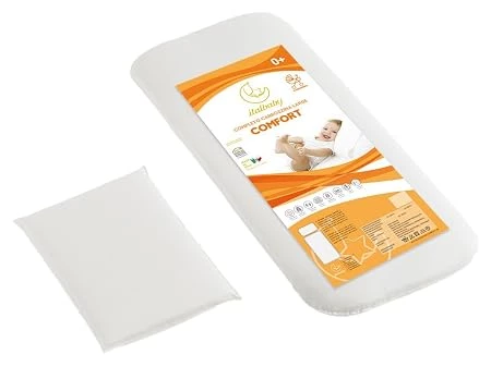 Italbaby Comfort Mattress for Crib 60x125x12 cm Breathable Hypoallergenic Made in Italy