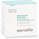 Sensilis Resurfacing Revitalizing and Illuminating Black Peeling Mask for All Skin Types 50ml - Sensilis