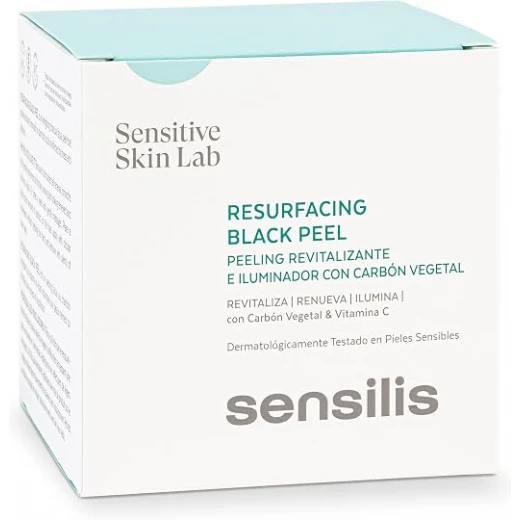 Sensilis Resurfacing Revitalizing and Illuminating Black Peeling Mask for All Skin Types 50ml Sensilis Resurfacing Revitalizing and Illuminating Black Peeling Mask for All Skin Types 50ml