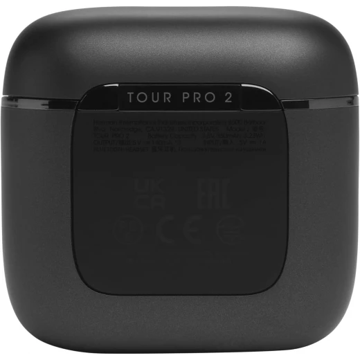JBL Tour Pro 2 True Wireless Noise Cancelling Earbuds, Smart Case, Smart Ambient, 6-Mic Technology, Immersive Legendary Sound, Sound Amplification, Bluetooth 5.3, LE Audio - Black, JBLTOURPRO2BLK - JBL - Image 8