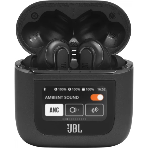JBL Tour Pro 2 True Wireless Noise Cancelling Earbuds, Smart Case, Smart Ambient, 6-Mic Technology, Immersive Legendary Sound, Sound Amplification, Bluetooth 5.3, LE Audio - Black, JBLTOURPRO2BLK - JBL - Image 5