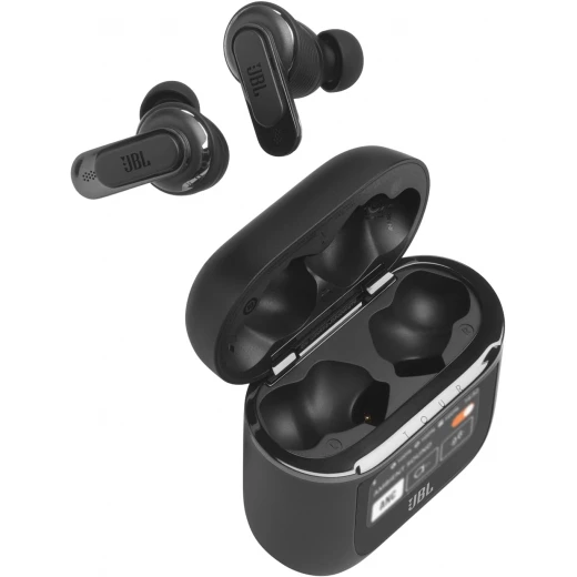 JBL Tour Pro 2 True Wireless Noise Cancelling Earbuds, Smart Case, Smart Ambient, 6-Mic Technology, Immersive Legendary Sound, Sound Amplification, Bluetooth 5.3, LE Audio - Black, JBLTOURPRO2BLK - JBL - Image 4