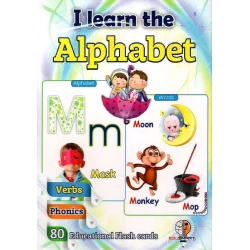 I Learn The Alphabet Educational Flash Cards for Ages 3 to 5 Years By Education Methods Specialists