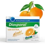 Magnesium Diasporal 400 Extra Direct, Magnesium Sticks with Fruity Powder, Extra Class Direct Granules with 400 mg Magnesium per Stick, 50 Sticks - Magnesium Diasporal