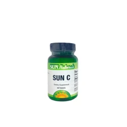 مكمّل SUN NATURAL C 30TAB الغذائي مُصمّماً لدعم صحة المناعة والعافية العامة. يُقدّم كل قرص جرعة دقيقة من فيتامين سي للمساعدة في تعزيز الحيوية اليومية ودعم مضادات الأكسدة.