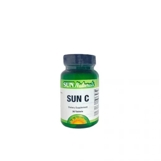 SUN NATURAL C 30TAB is a dietary supplement formulated to support immune health and overall wellness. Each tablet delivers a precise dose of vitamin C to help contribute to daily vitality and antioxidant support. SUN NATURAL C 30TAB is a dietary supplement formulated to support immune health and overall wellness. Each tablet delivers a precise dose of vitamin C to help contribute to daily vitality and antioxidant support.