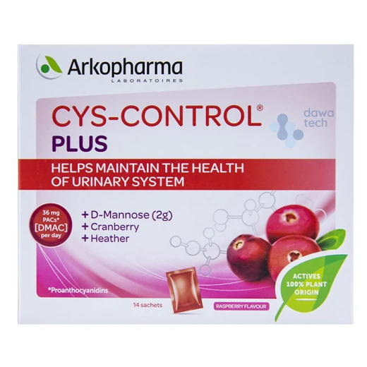Arkopharma Cys Control Plus 14 Sachets | Food Supplement to Support Urinary Health and Help Reduce Recurrent UTIs with Cranberry Extract Arkopharma Cys Control Plus 14 Sachets | Food Supplement to Support Urinary Health and Help Reduce Recurrent UTIs with Cranberry Extract