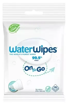 Water Wipes, On the Go , 10 Wipes Water Wipes, On the Go , 10 Wipes