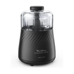 Moulinex La Moulinette Eco Design Food Chopper 1000W 4-in-1 Action Black with Recycled Plastics