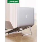 حامل لابتوب مكتبي قابل للطي يوجرين UGREEN LP230 80348، تصميم متين وقابل للتعديل، يوفر زاوية رؤية مريحة ويحسن وضعية الاستخدام، مناسب للعمل والدراسة والمكاتب. - يوجرين