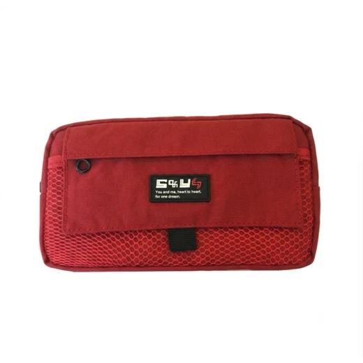 Amigo Rectangle Pencil Case, Different Colors - أحمر Amigo Rectangle Pencil Case, Different Colors - أحمر