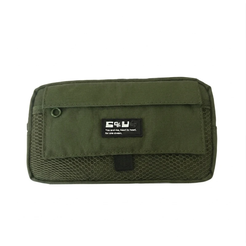 Amigo Rectangle Pencil Case, Different Colors - Green - Amigo