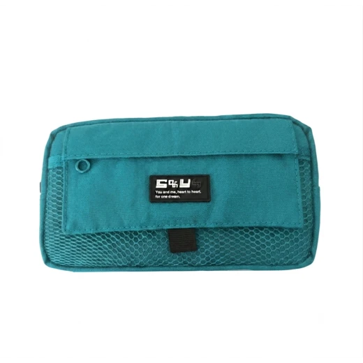 Amigo Rectangle Pencil Case, Different Colors - تركواز Amigo Rectangle Pencil Case, Different Colors - تركواز