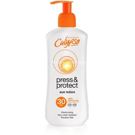 كالبيسو بريس آند بروتيكت لوشن واقي شمس SPF30 200 مل | حماية UVA/UVB مقاوم للماء مع مكونات مضادة لعلامات التقدم بالعمر كالبيسو بريس آند بروتيكت لوشن واقي شمس SPF30 200 مل | حماية UVA/UVB مقاوم للماء مع مكونات مضادة لعلامات التقدم بالعمر