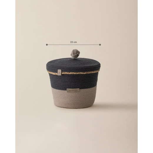 Madame COCO Rêverie Medium Basket Organizer 22×20×27 cm – Stylish Decorative Storage Basket for Home Organization, Perfect for Living Room, Bedroom & Modern Decor - Madame COCO - Image 2