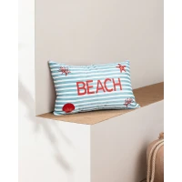 Madame COCO Beacher Cushion Cover 30×50 cm – Decorative Sofa Pillow Cover, Stylish Throw Cushion Cover for Living Room, Bedroom & Modern Home Decor