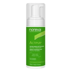 Noreva Actipur Dermo-Cleansing Foam 150ml | Purifying Face Cleanser for Oily & Acne-Prone Skin, Soap-Free & Sebum Control