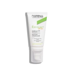 Noreva Exfoliac SPF50+ Mattifying Sun Fluid 40ml | High Protection Sunscreen for Oily & Acne-Prone Skin, Lightweight Matte Finish