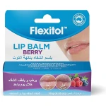 Flexitol Lip balm 10g- Berry, Hydrates lips, Dry Lips, Soften Lips, Ultra-moisturizing, Clinically tested and fast acting, Intensive Hydration - Flexitol