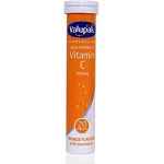 Valupak Vitamin C Effervescent 1000 mg - Orange Flavour (20 Tablets) - Valupak
