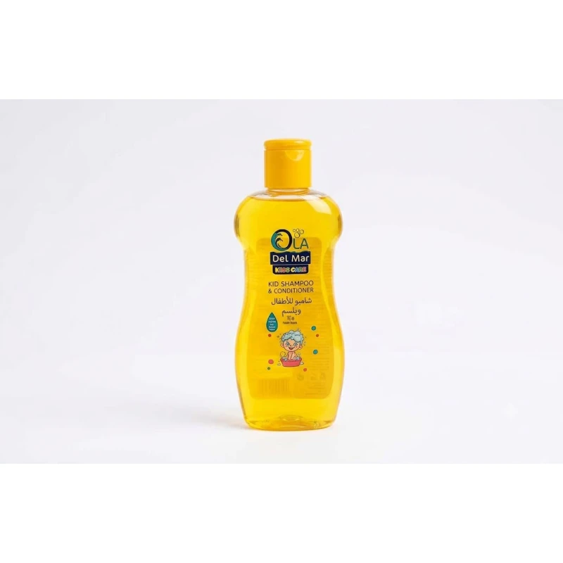 Ola Kids Shampoo & Conditioner 350ml - Gentle Tear-Free Care for Soft, Clean, and Nourished Hair, Specially Crafted for Daily Kids Hygiene. - OLA