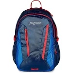 حقيبة ظهر رجالية JanSport Agave من البوليستر 100%، مقصورتان رئيسيتان كبيرتان، جيوب جانبية للزجاجات، حامل لابتوب 15 بوصة ونظام ترطيب 3 لتر - جان سبورت