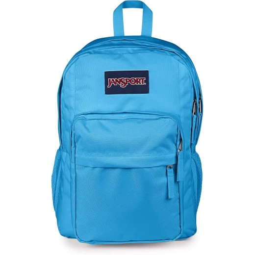 JanSport Big Day Pack Electric Azul Backpack, Two Large Compartments, Side Water Bottle Pocket, 15-Inch Laptop Sleeve, Front Organizer & Key Clip Pockets JanSport Big Day Pack Electric Azul Backpack, Two Large Compartments, Side Water Bottle Pocket, 15-Inch Laptop Sleeve, Front Organizer & Key Clip Pockets