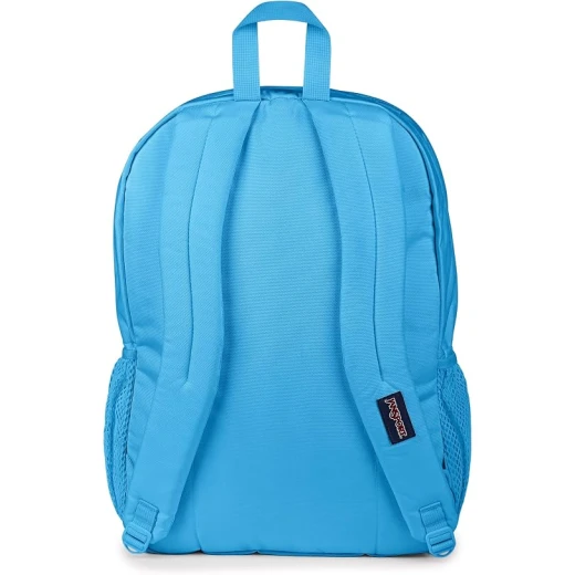 JanSport Big Day Pack Electric Azul Backpack, Two Large Compartments, Side Water Bottle Pocket, 15-Inch Laptop Sleeve, Front Organizer & Key Clip Pockets - JanSport - Image 3