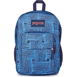 حقيبة ظهر JanSport Big Day Pack للجنسين بلون ثريدِد، مقصورتان رئيسيتان كبيرتان، جيوب جانبية للزجاجات، حامل لابتوب مبطن 15 بوصة وجيب أمامي منظم